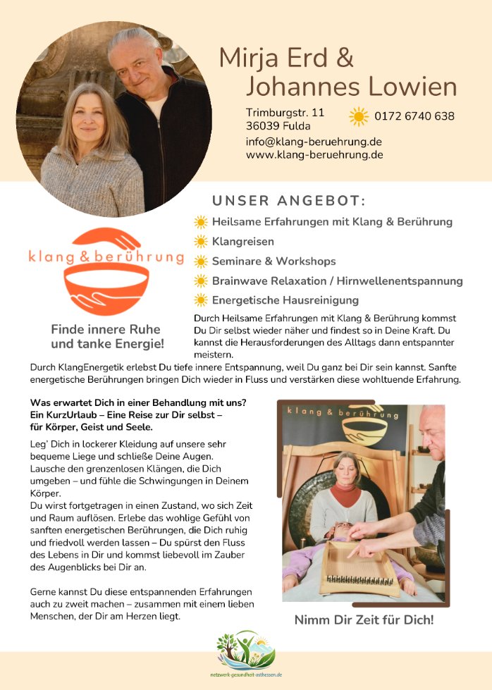Mirja Erd & Johannes Lowien